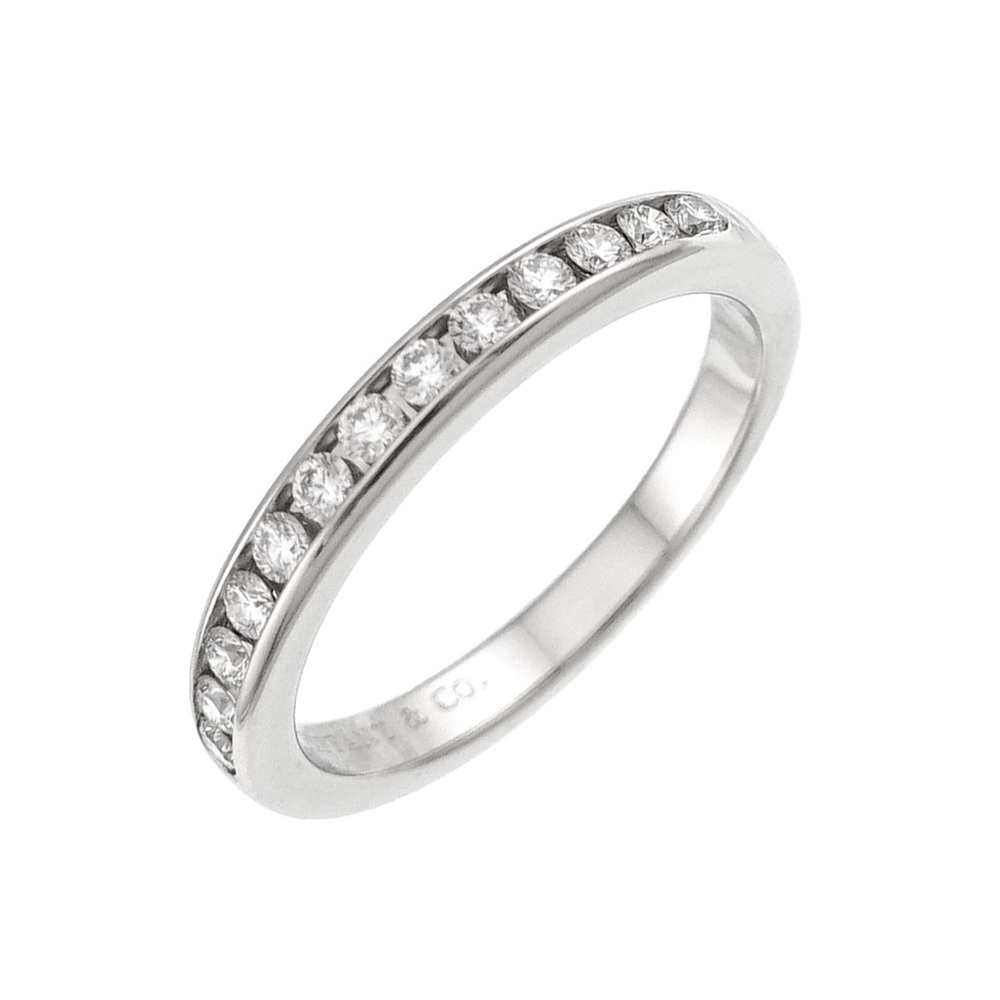 Tiffany & Co. Half Diamond Platinum Eternity Ring